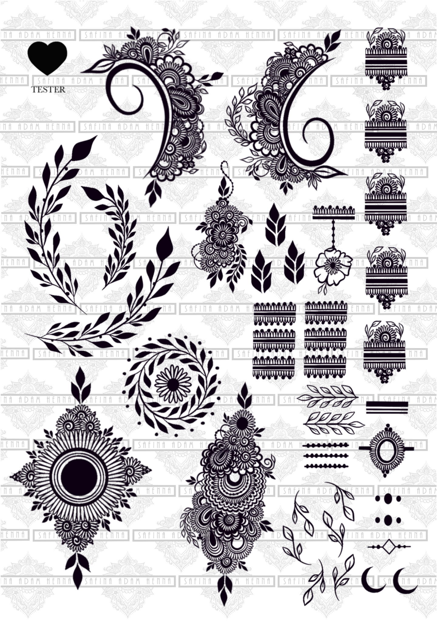 NEW - Mini Florals - LUXURY TATTOO STAIN